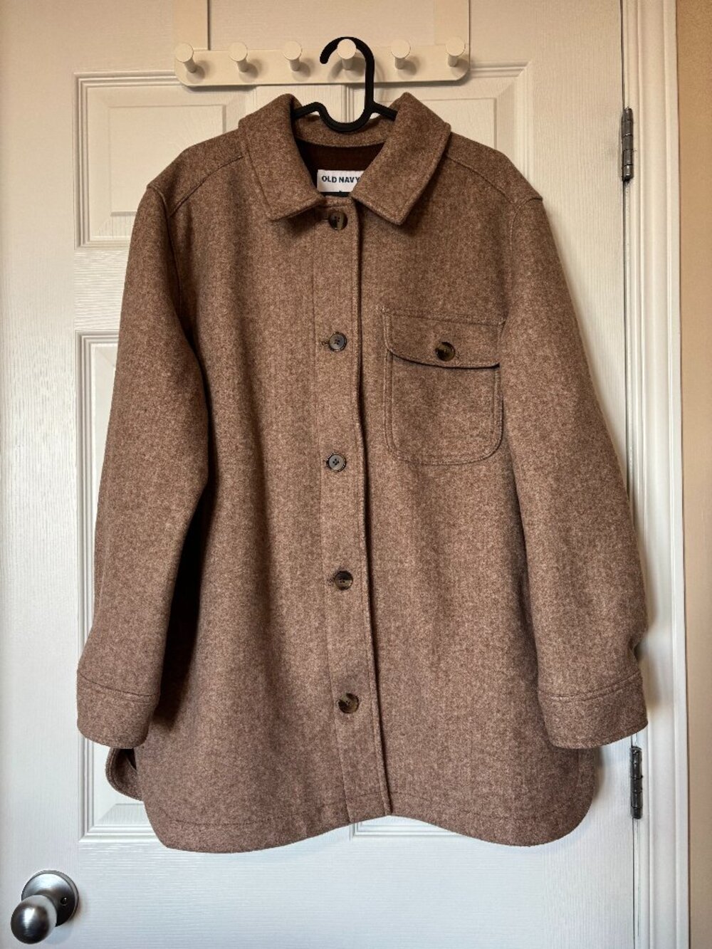 Old Navy // Heather Brown Shacket (Size M)